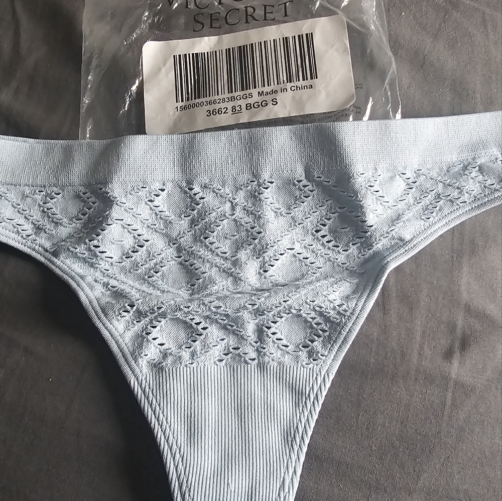 Victoria's Secret Blue Lace Panties